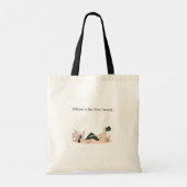 Offline Is de Nieuwe Luxe print Tote Bag (Achterkant)