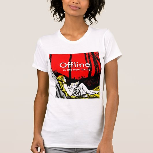 Offline Is De Nieuwe Luxe T-shirt (Voorkant)