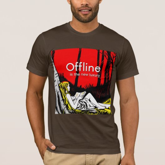Offline Is De Nieuwe Luxe T-shirt (Voorkant)