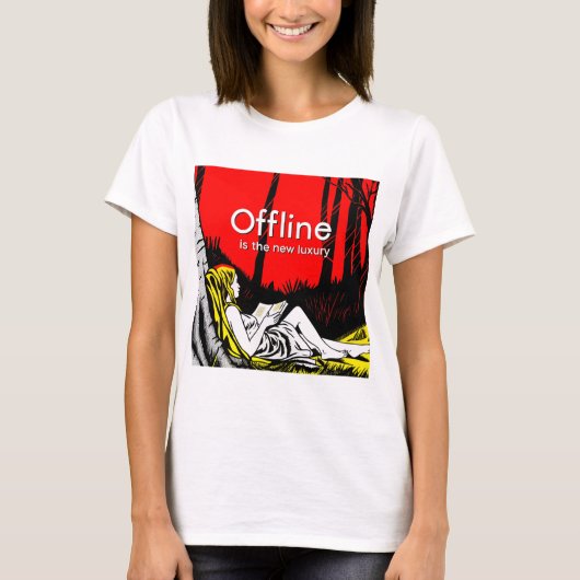 Offline Is De Nieuwe Luxe T-shirt (Voorkant)