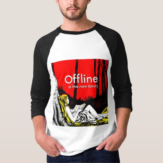 Offline Is De Nieuwe Luxe T-shirt (Voorkant)