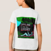 Offline Is De Nieuwe Luxe Tri-Blend Shirt (Achterkant)