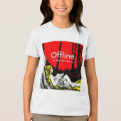 Offline Is De Nieuwe Luxe Tri-Blend Shirt (Voorkant)