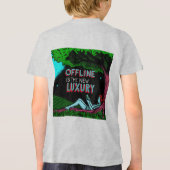 Offline Is De Nieuwe Luxe Tri-Blend Shirt (Achterkant)