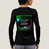Offline Is De Nieuwe Luxe Tri-Blend Shirt (Achterkant)