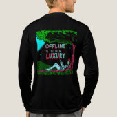 Offline Is De Nieuwe Luxe Tri-Blend Shirt (Achterkant volledig)