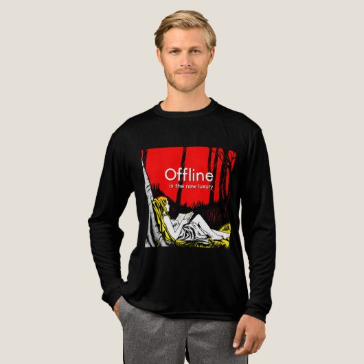 Offline Is De Nieuwe Luxe Tri-Blend Shirt (Voorkant)