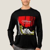 Offline Is De Nieuwe Luxe Tri-Blend Shirt (Voorkant volledig)