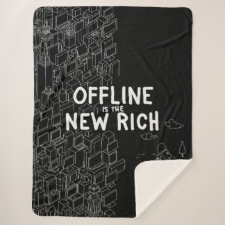 Offline is de nieuwe rijken sherpa deken