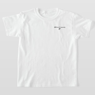 Offline Is Luxe - Minimalistische Esthetiek T-shirt