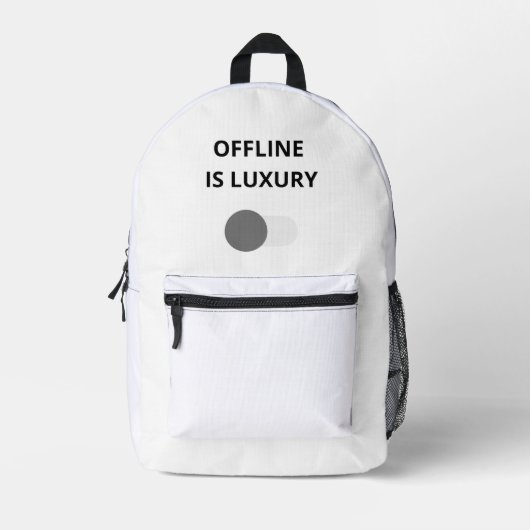 Offline Is Luxe Minimalistische Rugzak – Moderne D (Voorkant)