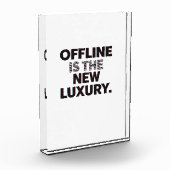 Offline Is The New Luxury: Digital Detox Quote Fotoblokken (Links)