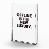 Offline Is The New Luxury: Digital Detox Quote Fotoblokken (Rechts)
