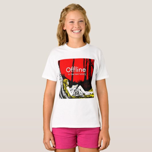 Offline Is The New Luxury T-shirt (Voorkant volledig)