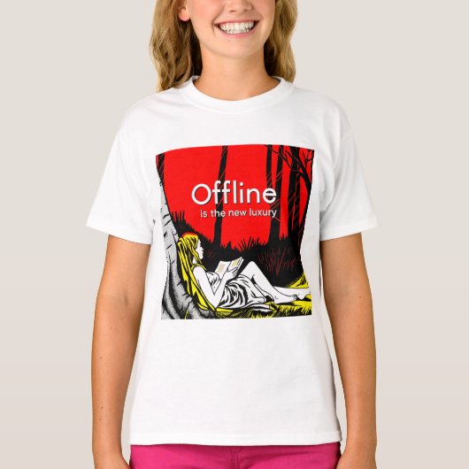 Offline Is The New Luxury T-shirt (Voorkant)