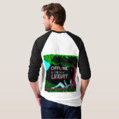 Offline Is The New Luxury T-shirt (Achterkant volledig)