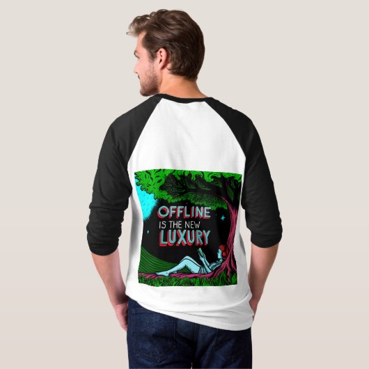 Offline Is The New Luxury T-shirt (Achterkant volledig)