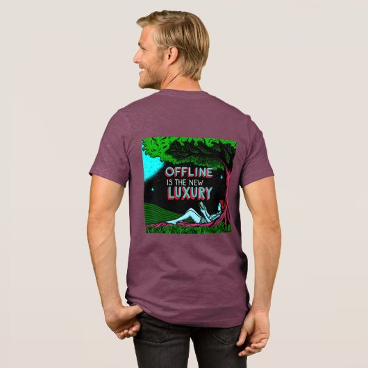 Offline Is The New Luxury Tri-Blend Shirt (Voorkant)