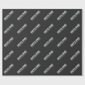 Offline luxe witte pixel cadeaupapier (Vlak)