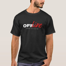 Offline modus geactiveerd, Geek T-shirt