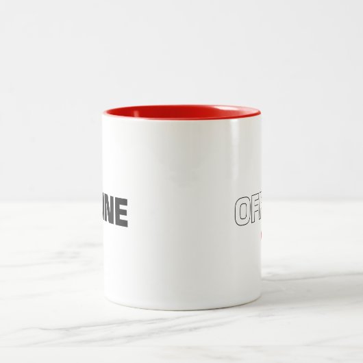 Offline | Mok voor geek Humor koffie (Center)