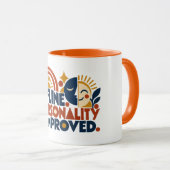 Offline Persoonlijkheid Verbeterde Geometrische Mo Mok (Voorkant rechts)