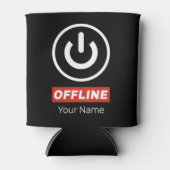 Offline power Button om te ontspannen chill of uit Blikjeskoeler (Voorkant)