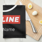 Offline power Button om te ontspannen chill of uit Theedoek (Quarter Fold)