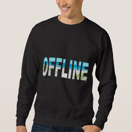 Offline time off Zee Coast Prouted Water Beach Hol Trui (Voorkant)