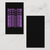 Offline  Vaporwave Minimale stijl van 70s 80s Visitekaartje (Voorkant / Achterkant)