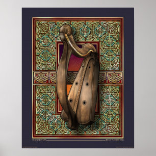 O'ffogerty Harp poster (16x20 inch)