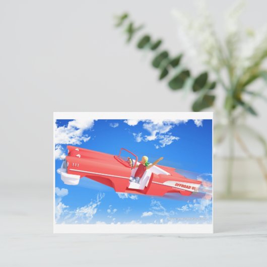 Offroad 01 briefkaart (Staand voorkant)