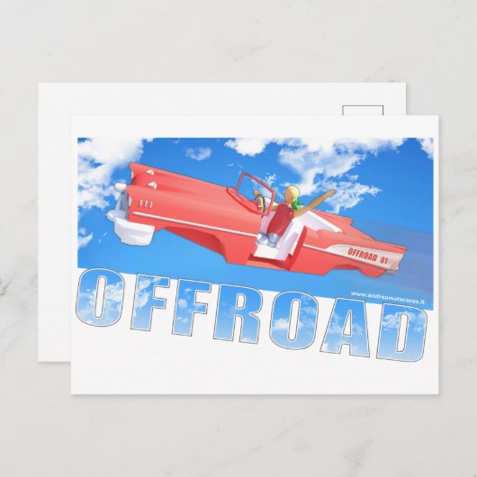 Offroad - 01 briefkaart (Voorkant / Achterkant)