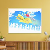 Offroad - 02 canvas afdruk (Insitu (Woonkamer))