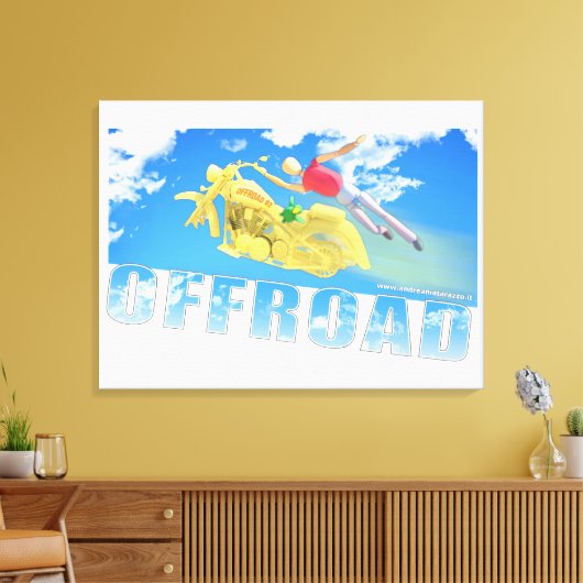 Offroad - 02 canvas afdruk (Insitu (Woonkamer))