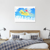 Offroad - 02 canvas afdruk (Insitu (Slaapkamer))