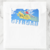 Offroad - 02 rechthoekige sticker (Tas)
