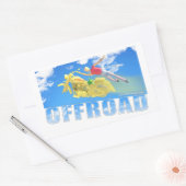 Offroad - 02 rechthoekige sticker (Envelop)