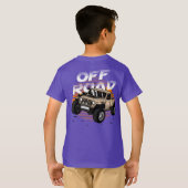 Offroad 4 X 4 Mountain Sunset T-shirt (Achterkant volledig)