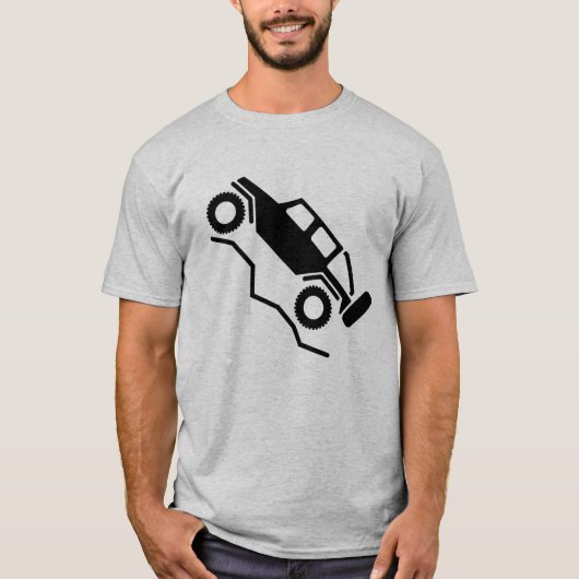 Offroad 4wd Rock Crawling Logo T-shirt (Voorkant)