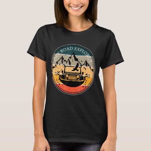 OffRoad Adventure Driving Meer onderzoek T-shirt (Voorkant)