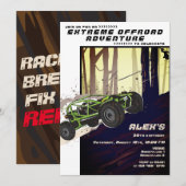 Offroad Avontuur ATV UTV Extreme Sport Auto Club Kaart (Voorkant / Achterkant)