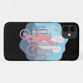 Offroad bike, Urban, Lifestyle en stad Case-Mate iPhone Case (Achterkant (horizontaal))