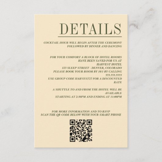 Offroad Canyon Couple QR-code en details Informatiekaartje (Voorkant)