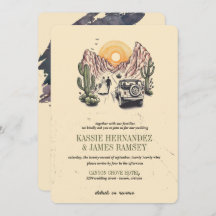 Offroad Canyon Paar Bruiloft