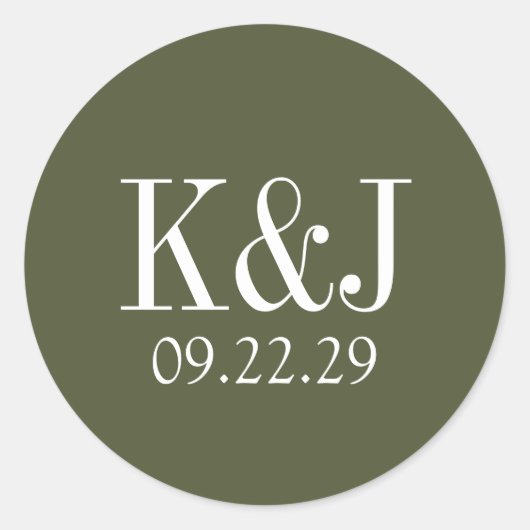 Offroad Canyon Paar Bruiloft Ronde Sticker (Voorkant)