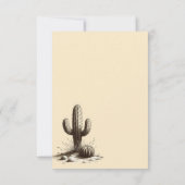 Offroad Canyon Paar Bruiloft RSVP Kaartje (Achterkant)