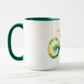 Offroad Downhill Sport Xtreme Waterverf Kunst Mok (Links)