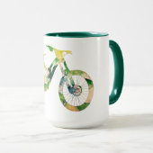 Offroad Downhill Sport Xtreme Waterverf Kunst Mok (Voorkant rechts)