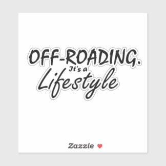 Offroad, het is een levensstijl sticker